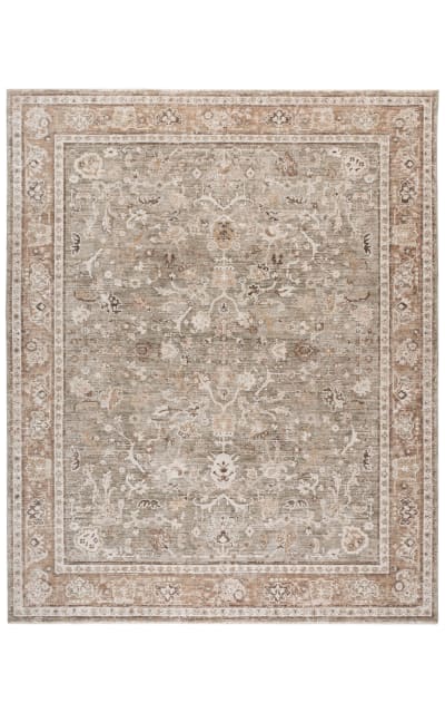 Lauren Ralph Lauren LRL1788Y Green - Beige Ivory Area Rug