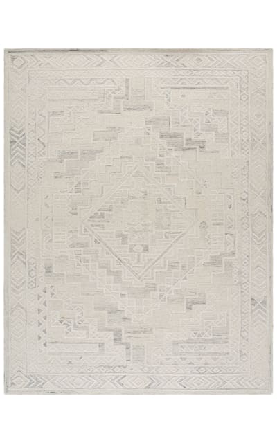 Metro MET394F Light Grey - Ivory Area Rug