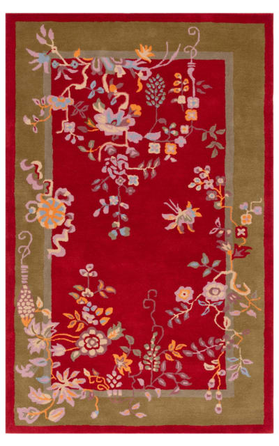 Safavieh Metro MET725Q Red - Green Area Rug