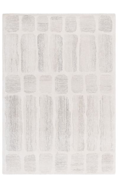 Metro MET780A Ivory - Grey Area Rug