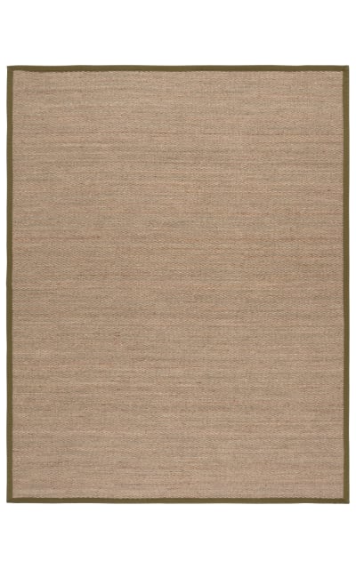 Natural Fiber NF111G Natural - Olive Area Rug
