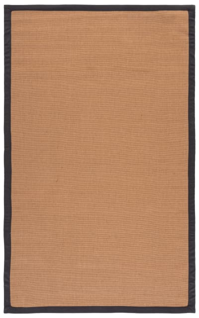Natural Fiber NF194F Natural - Dark Grey Area Rug
