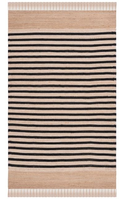 Natural Fiber NFB325Z Natural - Black Area Rug