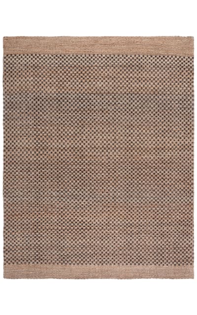 Natural Fiber NFB675Z Natural - Black Area Rug