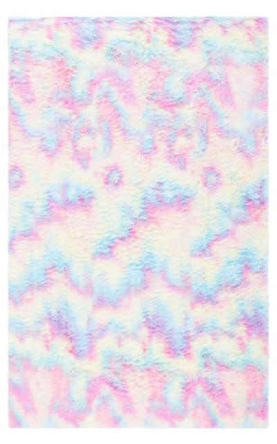 Safavieh Rainbow Shag RBO100R Rainbow Area Rug