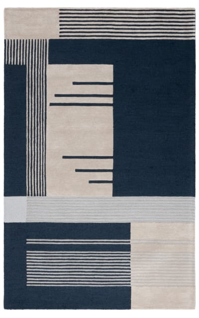 Rodeo Drive RD176N Navy - Ivory Area Rug