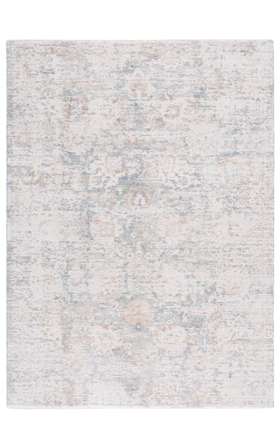 Romance ROM312M Blue - Beige Ivory Area Rug