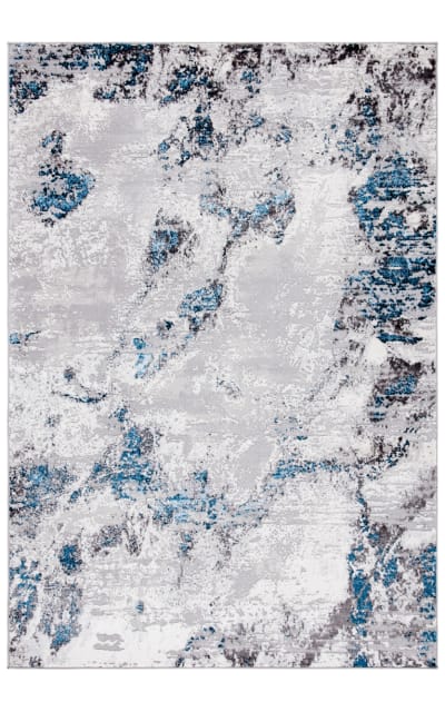 Amelia ALA232G Grey - Blue Area Rug