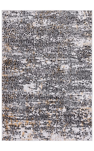 Amelia ALA254D Charcoal - Gold Area Rug