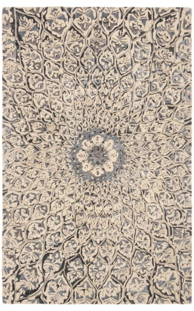 Alr-Allure ALR419A Ivory - Charcoal Area Rug