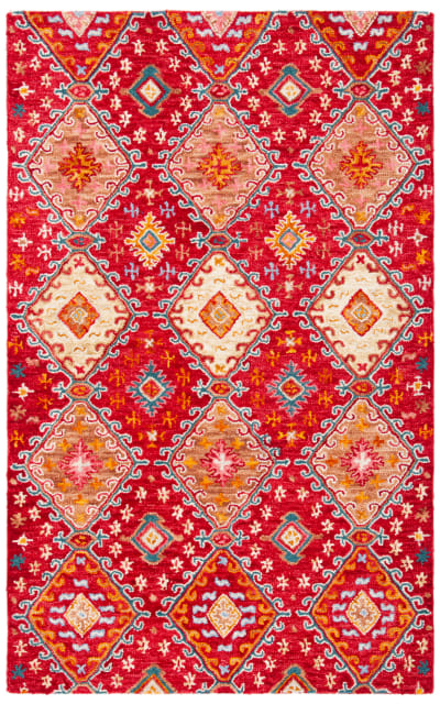 Safavieh Aspen APN529Q Red - Gold Area Rug