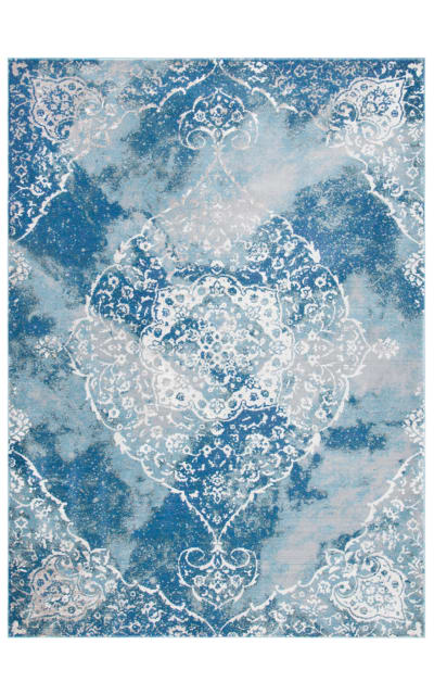 Safavieh Aria ARA187M Light Blue - Ivory Area Rug