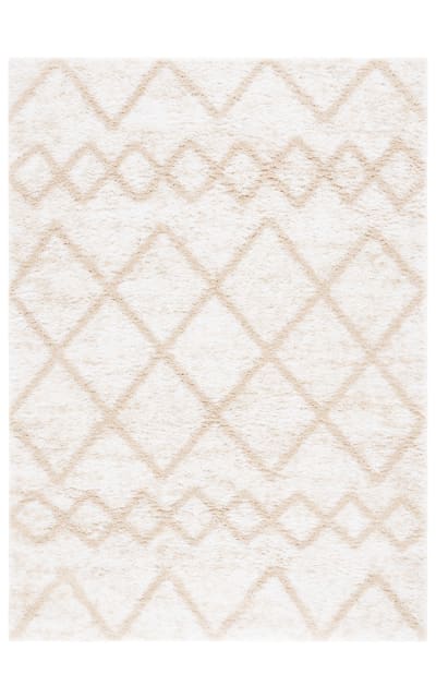 Safavieh Berber Shag BER572A Ivory - Beige Area Rug