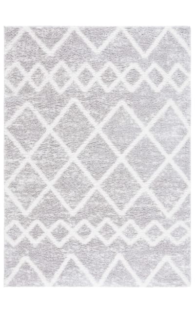 Safavieh Berber Shag BER572G Grey - Ivory Area Rug