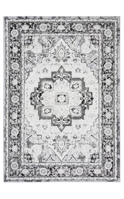 Safavieh Brentwood BNT837Z Black - Ivory Area Rug