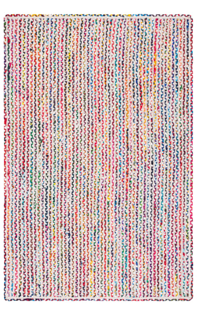Safavieh Braided BRD261A Ivory - Multi Area Rug