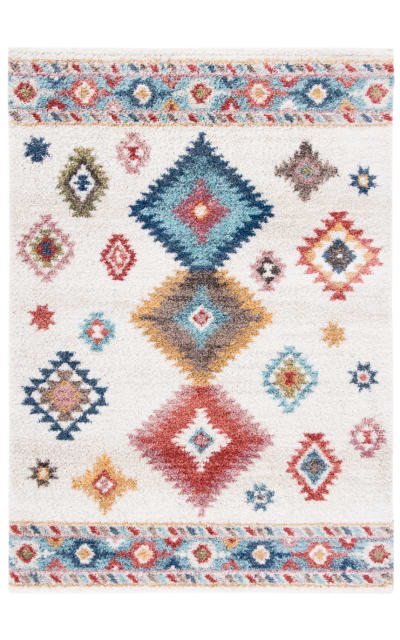 Calista CAL142A Ivory - Blue Area Rug