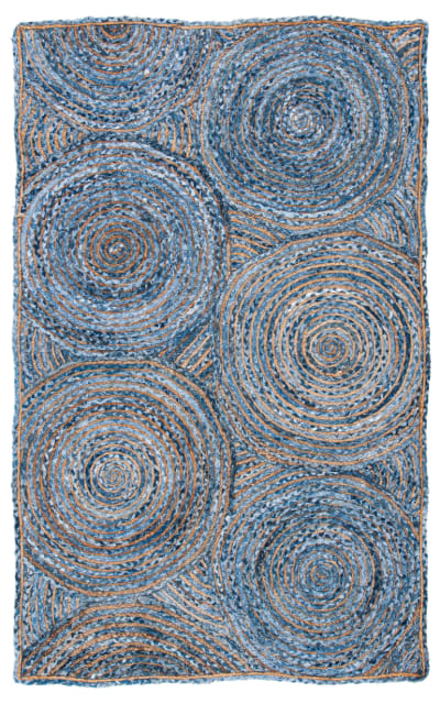 Safavieh Cape Cod CAP203M Blue - Natural Area Rug