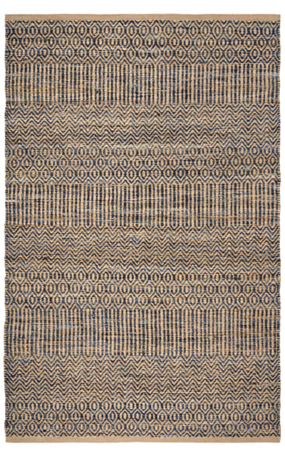 Cape Cod CAP309N Navy - Natural Area Rug