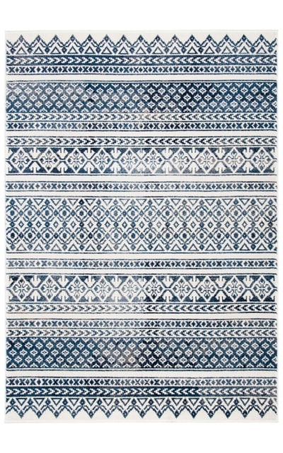 Safavieh Carnegie CNG620N Ivory - Navy Area Rug