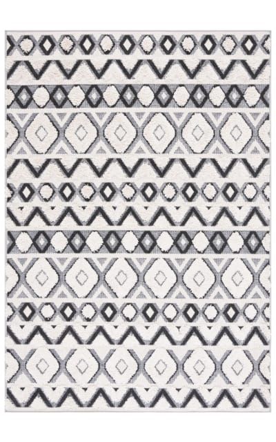 Safavieh Cottage COT210B Ivory - Black Area Rug
