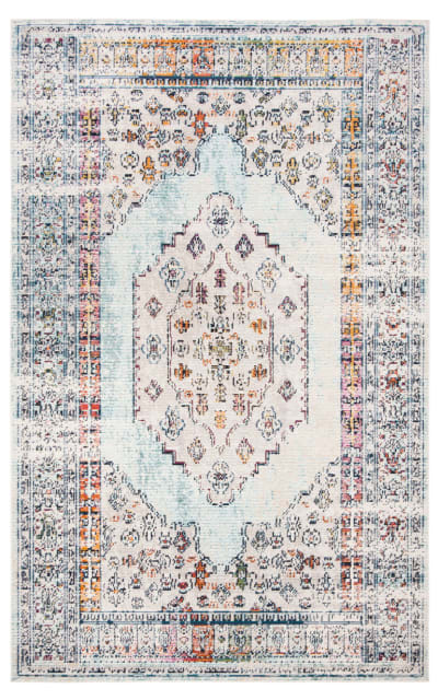 Safavieh Crystal CRS526M Blue - Grey Area Rug
