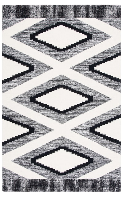 Safavieh Casablanca CSB225Z Ivory - Black Area Rug