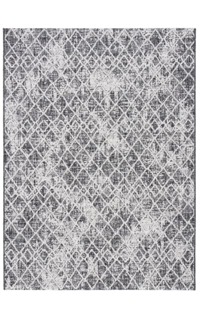 Safavieh Courtyard CY8380-37621 Black - Grey Area Rug