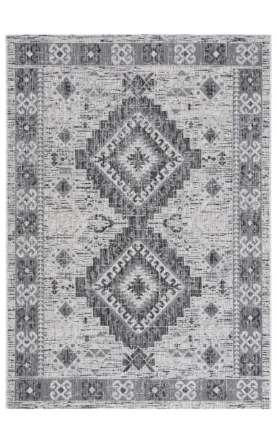 Courtyard CY8546-37612 Light Grey - Charcoal Area Rug