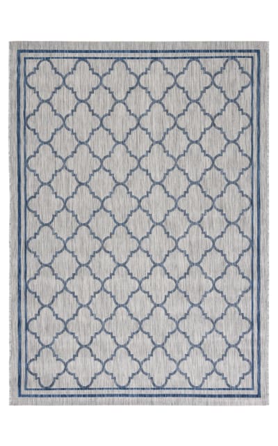 Safavieh Courtyard CY8918-36812 Grey - Navy Area Rug