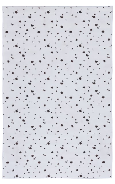 Faux Hide FAH502A Ivory - Black Area Rug