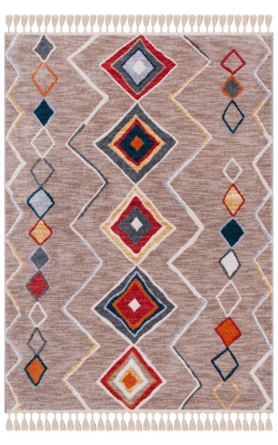 Farmhouse FMH599B Beige - Gold Area Rug