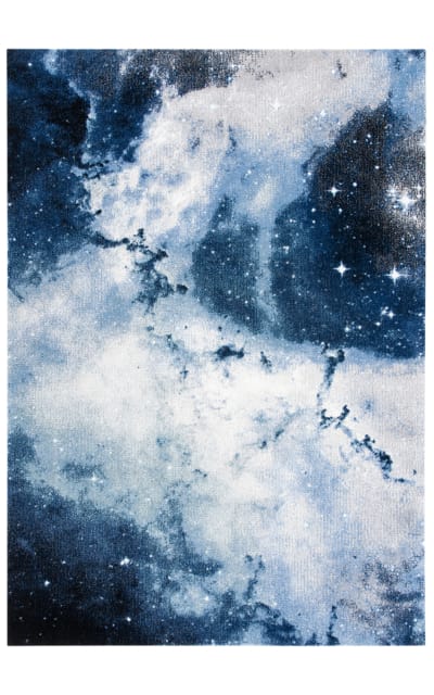 Galaxy GAL109M Blue - Ivory Area Rug