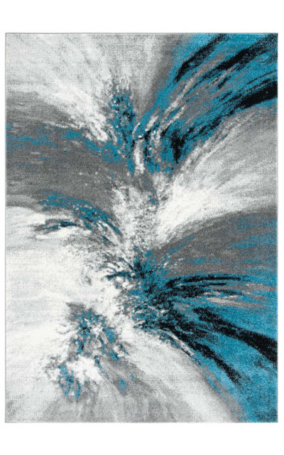 Glacier GLA127M Blue - Grey Area Rug