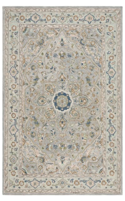 Heritage HG228M Ivory - Blue Area Rug