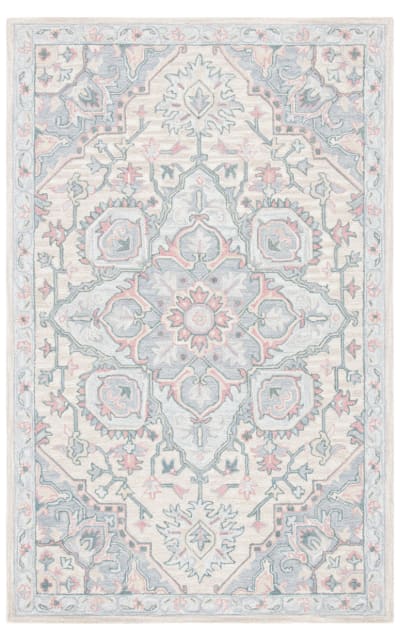 Heritage HG922B Beige - Blue Area Rug