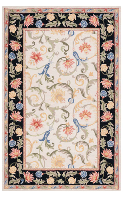 Safavieh Chelsea HK313A Ivory - Black Area Rug