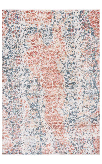 Invista INV592P Navy - Rust Area Rug
