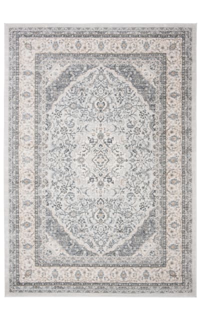 Isabella ISA919G Light Grey - Cream Area Rug