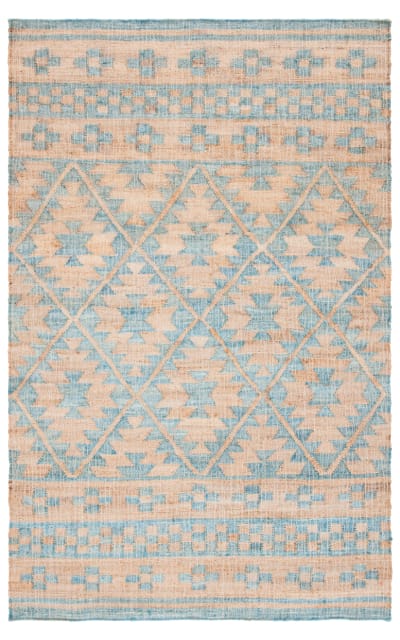 Kilim KLM757M Blue - Natural Area Rug