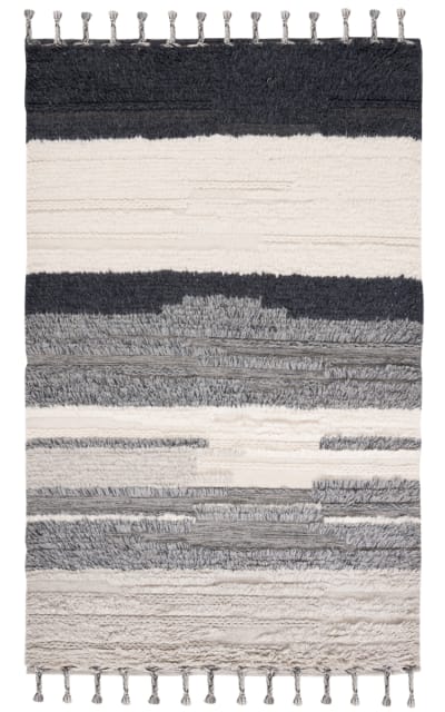 Kenya KNY955A Ivory - Grey Area Rug