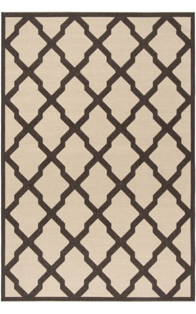 Linden LND122U Creme - Brown Area Rug