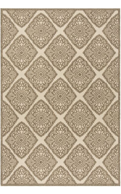 Linden LND132C Cream - Beige Area Rug