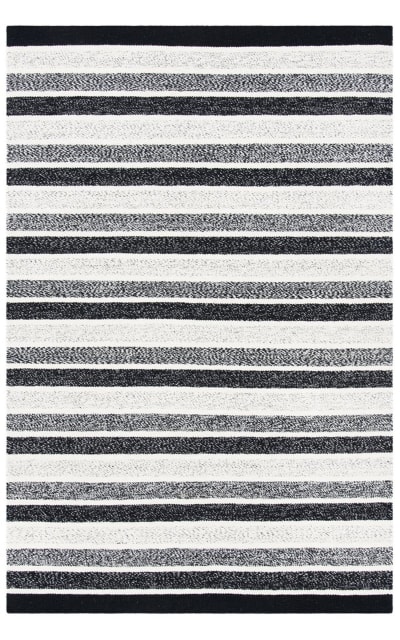 Lauren Ralph Lauren Aiden Lrl2351A Black - Ivory Area Rug