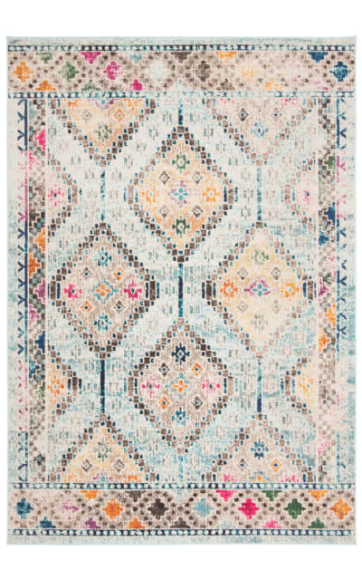Madison MAD418K Blue - Yellow Area Rug