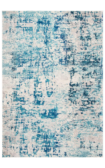 Madison MAD471A Ivory - Turquoise Area Rug