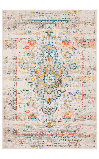 Madison MAD474B Cream - Blue Area Rug