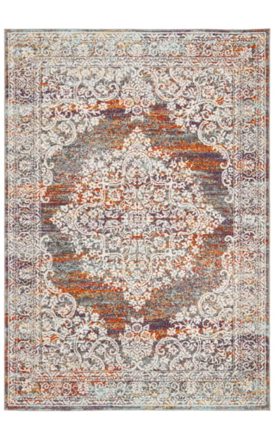 Safavieh Madison MAD947R Light Grey - Rust | Rug Studio