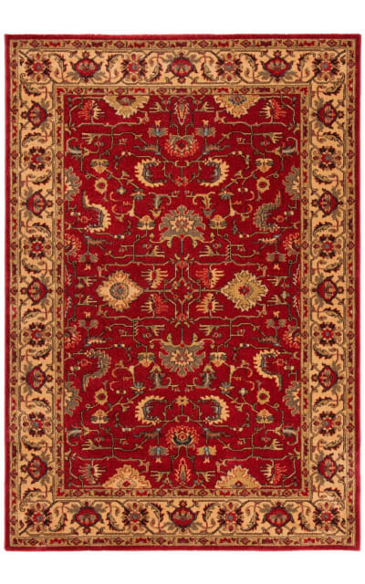 Mahal Mah693Q Red - Beige Area Rug