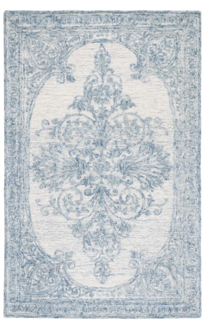 Metro MET616M Blue - Ivory Area Rug